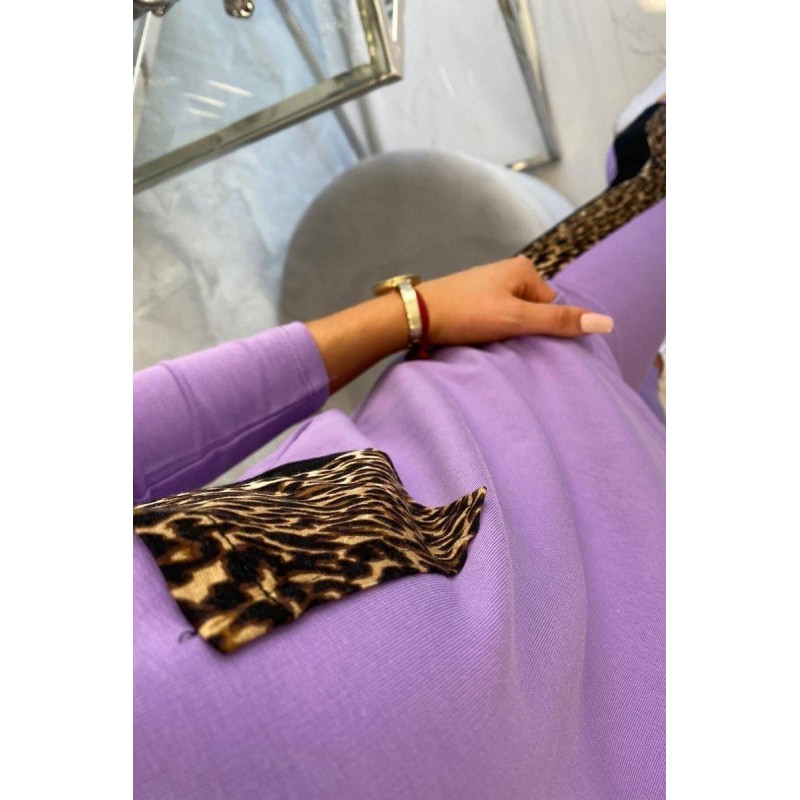 Dámska tepláková súprava 0068 - fialová