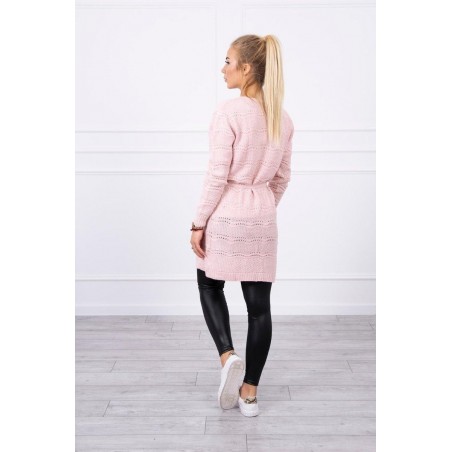 Dámsky tenký kardigán SN-7017 - ružový