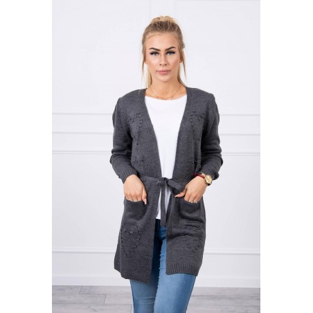 Dámsky grafitový kardigán SN-7013