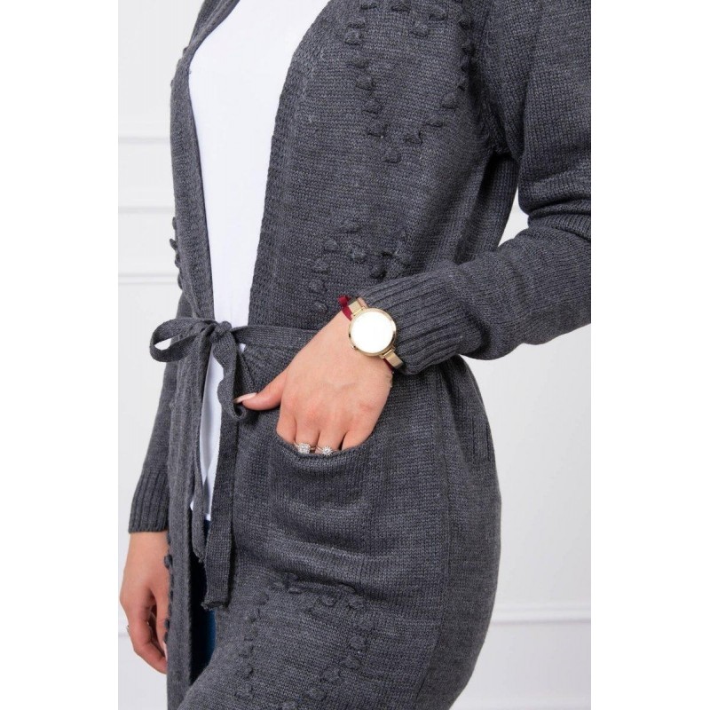 Dámsky grafitový kardigán SN-7013