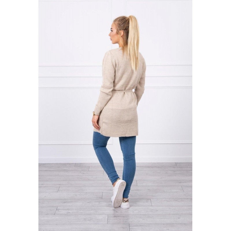 Dámsky béžový kardigán SN-7013