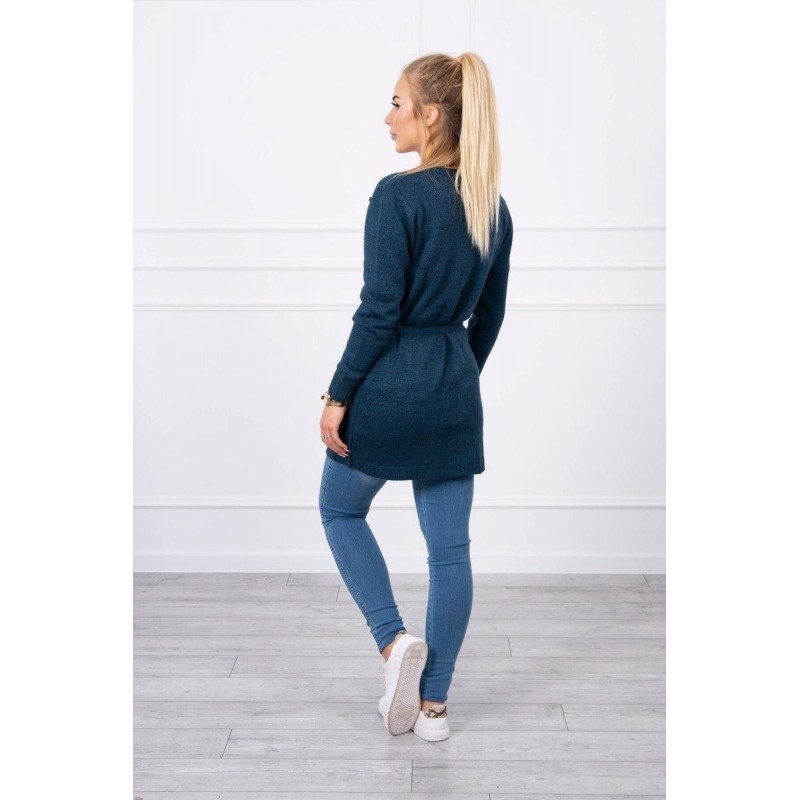 Dámsky modrý kardigán SN-7013