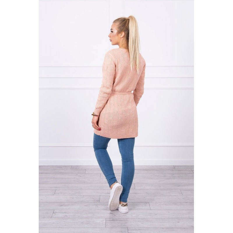 Dámsky ružový kardigán SN-7016