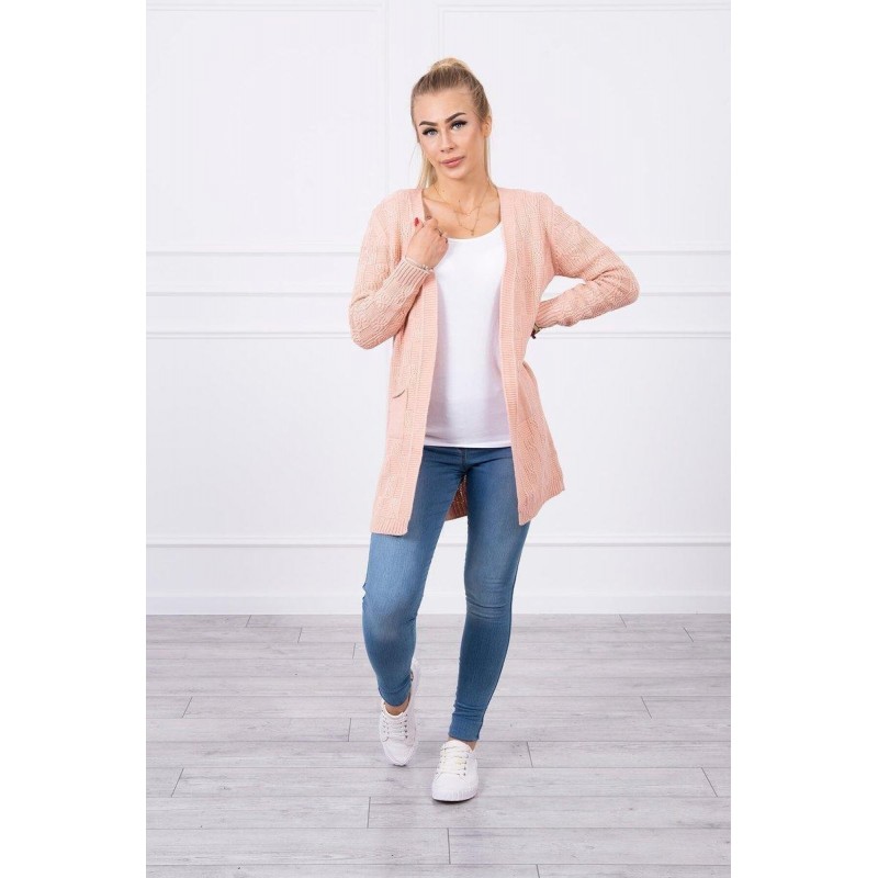 Dámsky ružový kardigán SN-7016