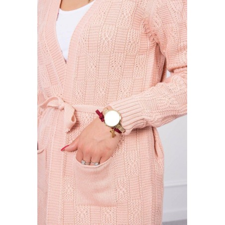 Dámsky ružový kardigán SN-7016