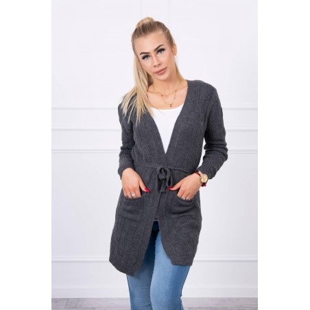 Dámsky grafitový kardigán SN-7016