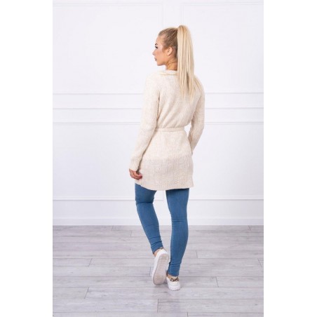 Dámsky béžový kardigán SN-7016