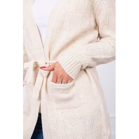 Dámsky béžový kardigán SN-7016