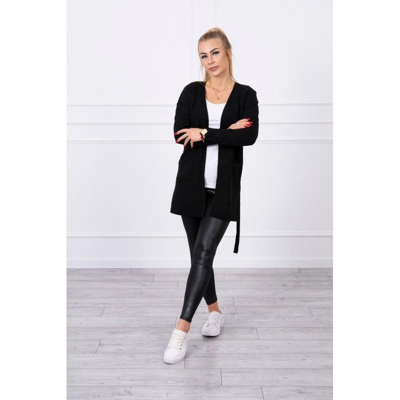 Kardigán pre dámy SN-7001 - čierny