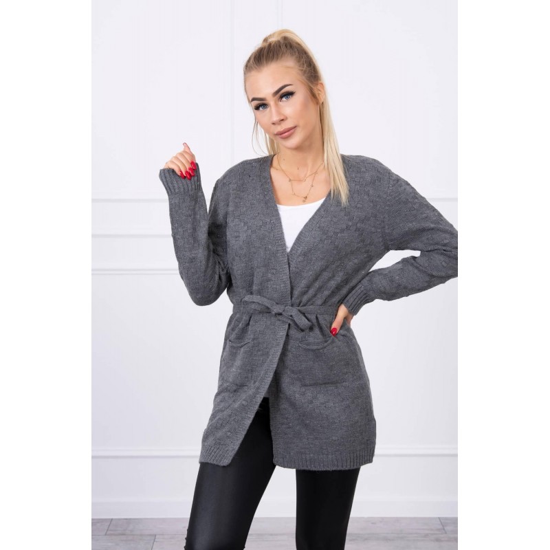 Kardigán pre dámy SN-7001 - grafitový