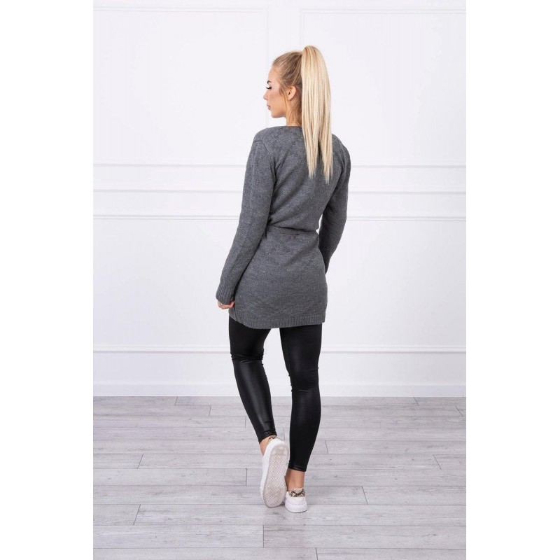 Kardigán pre dámy SN-7001 - grafitový