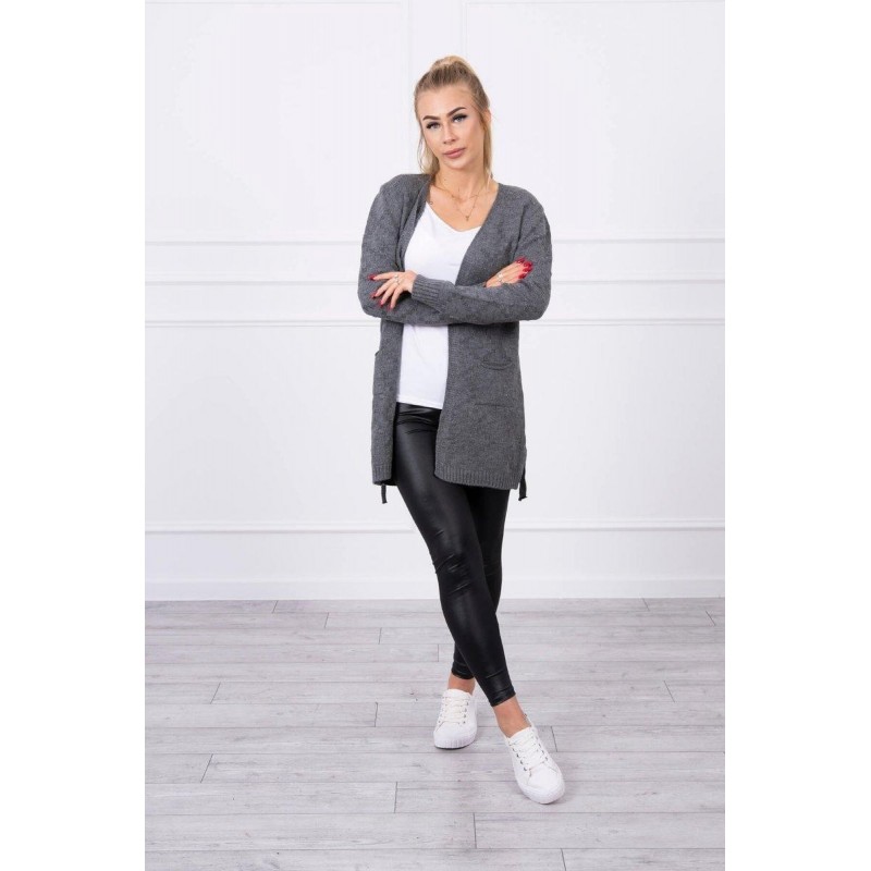 Kardigán pre dámy SN-7001 - grafitový
