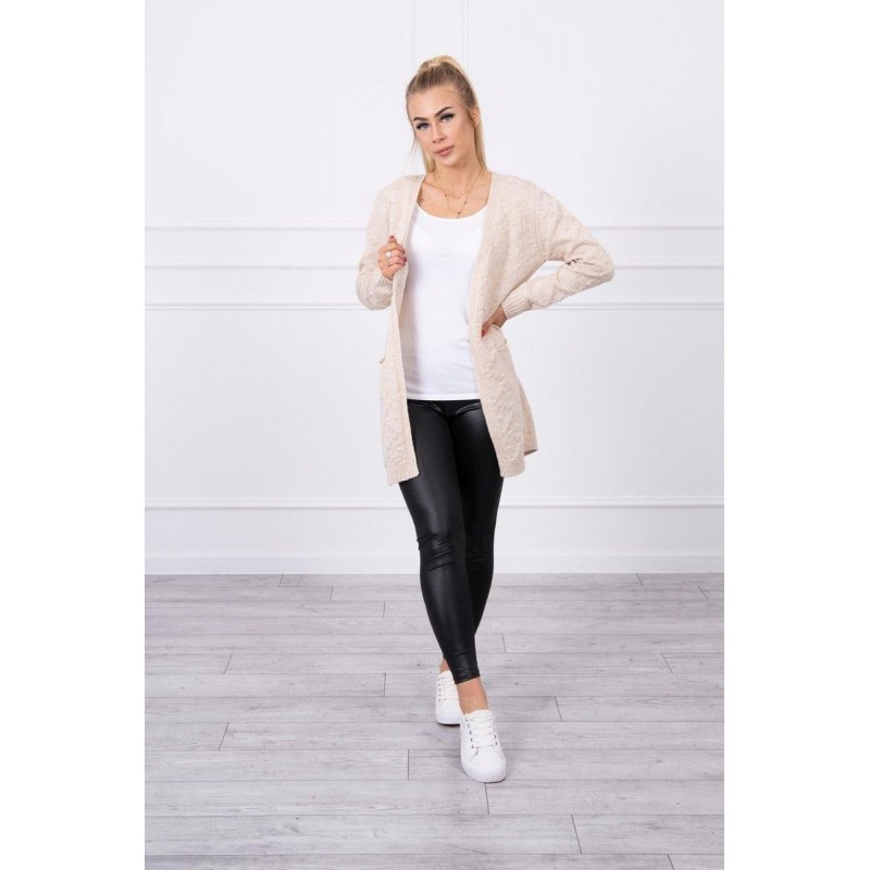 Kardigán pre dámy SN-7001 - béžový