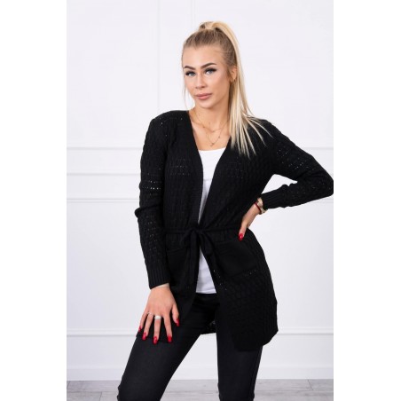 Kardigán pre dámy SN-7015 - čierny