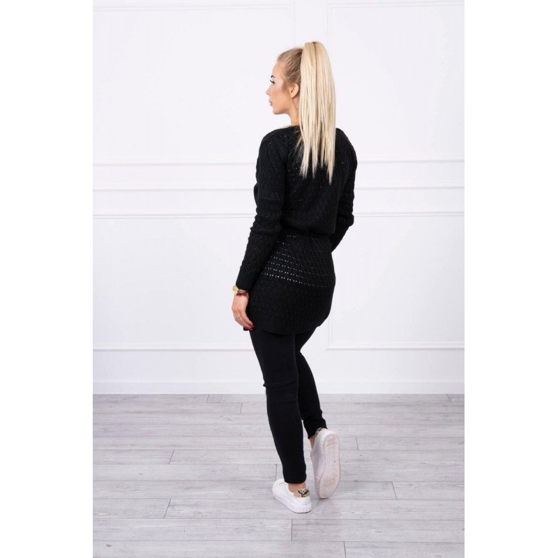 Kardigán pre dámy SN-7015 - čierny