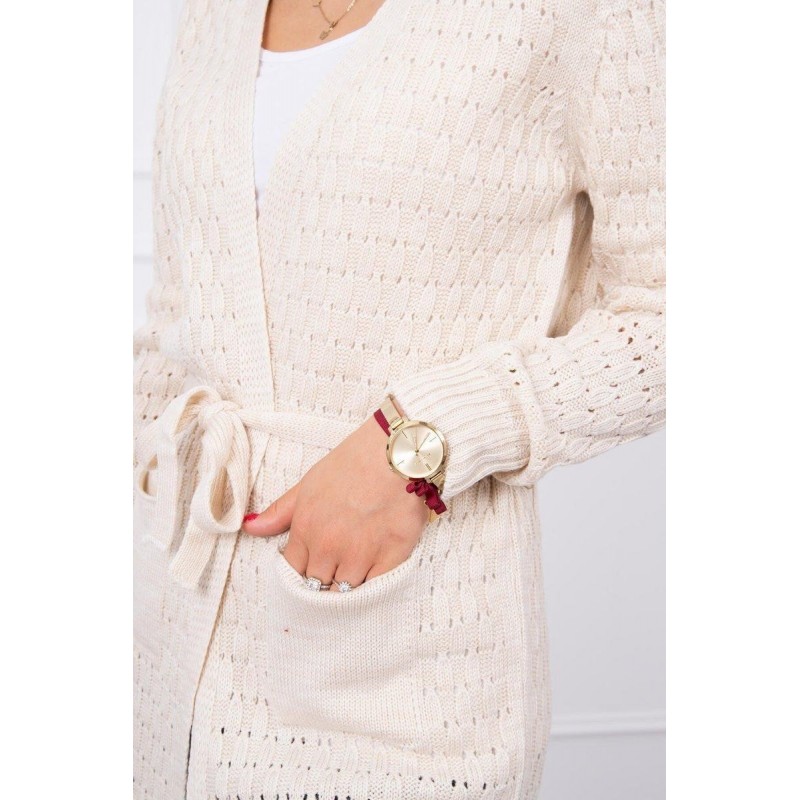 Kardigán pre dámy SN-7015 - béžový