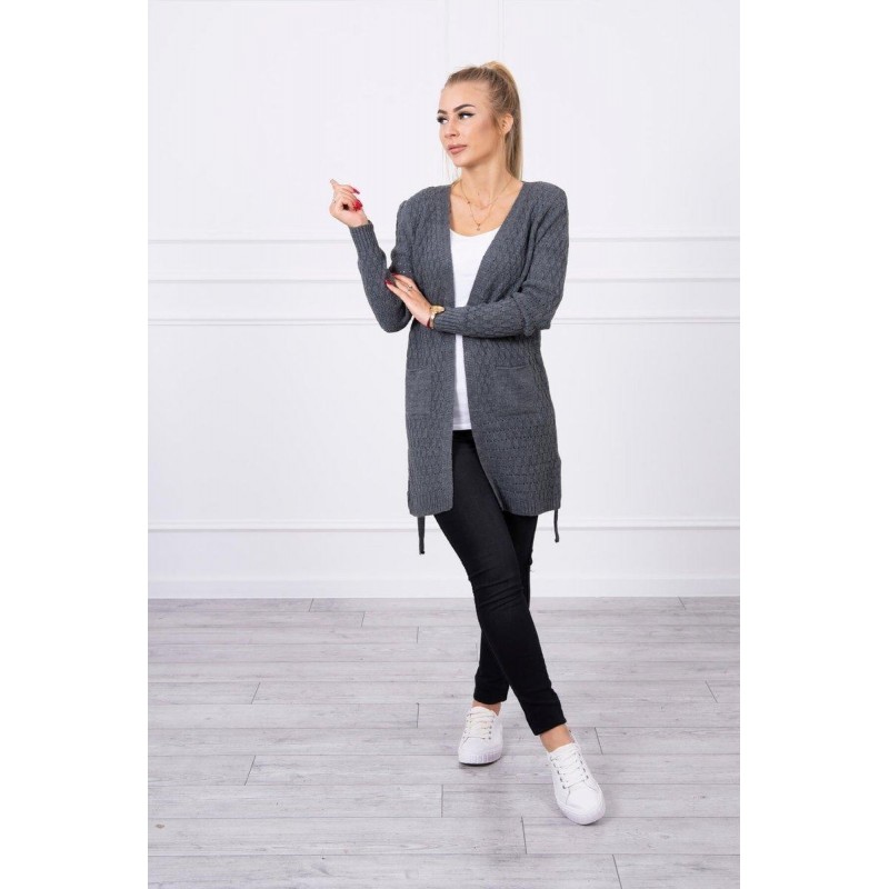 Kardigán pre dámy SN-7015 - grafitový