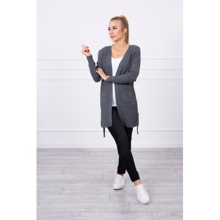 Kardigán pre dámy SN-7015 - grafitový
