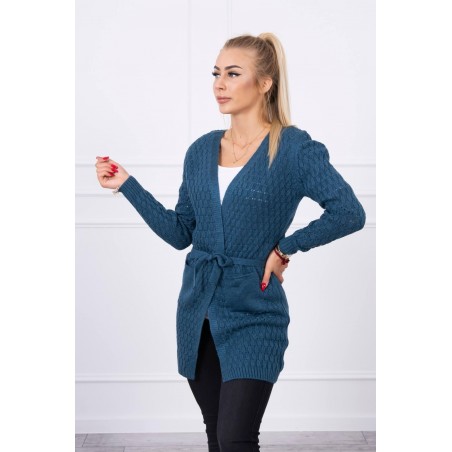 Kardigán pre dámy SN-7015 - modrý