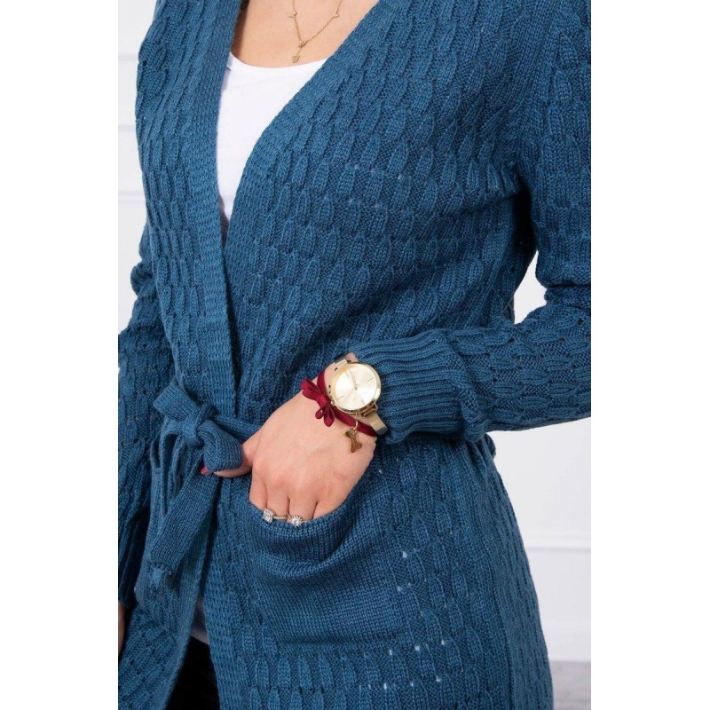 Kardigán pre dámy SN-7015 - modrý