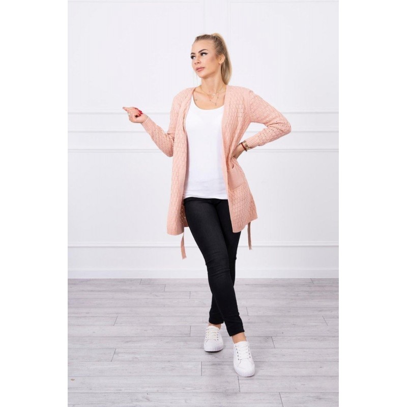 Kardigán pre dámy SN-7015 - ružový