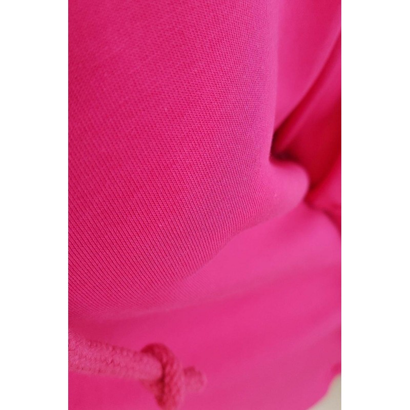 Šaty s kapucňou pre dámy 9078 - fuchsiové