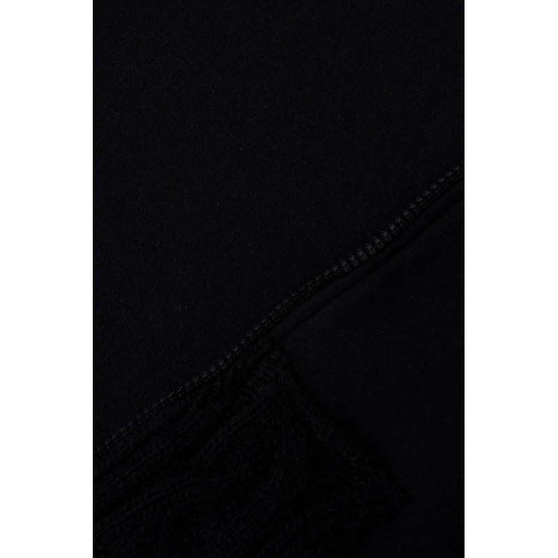 Dámska mikina s kapucňou 9106 - čierna