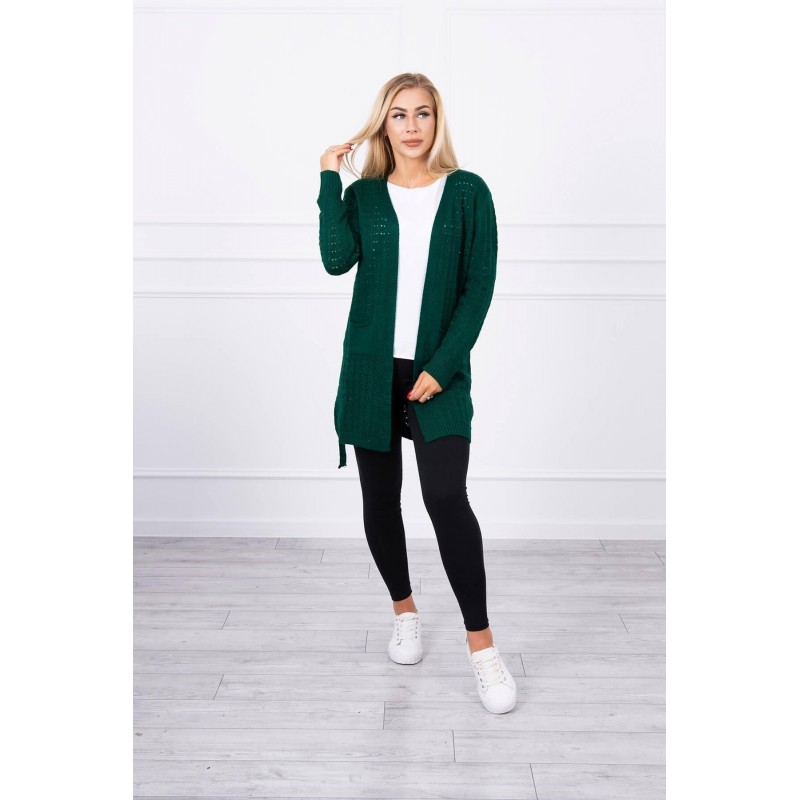 Kaki kardigán pre dámy SN-7007