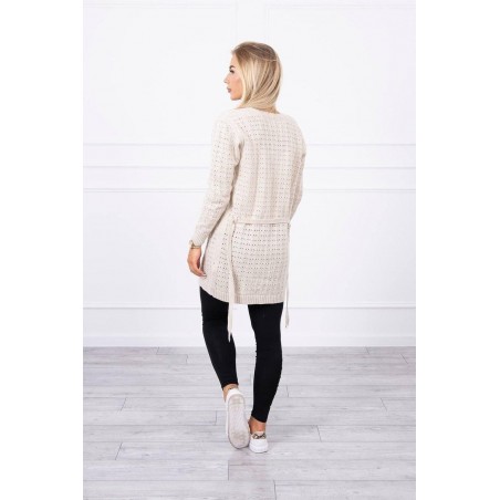Béžový kardigán pre dámy SN-7007