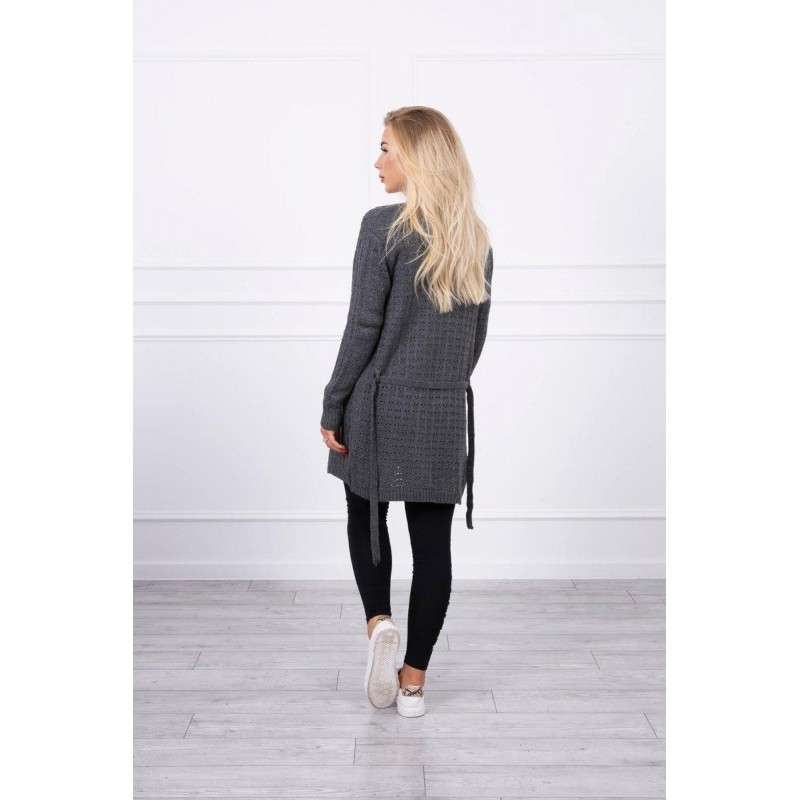 Grafitový kardigán pre dámy SN-7007