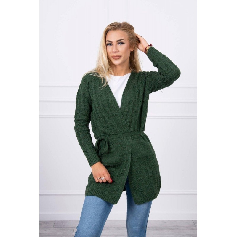Kardigán pre dámy SN-7003 - zelený