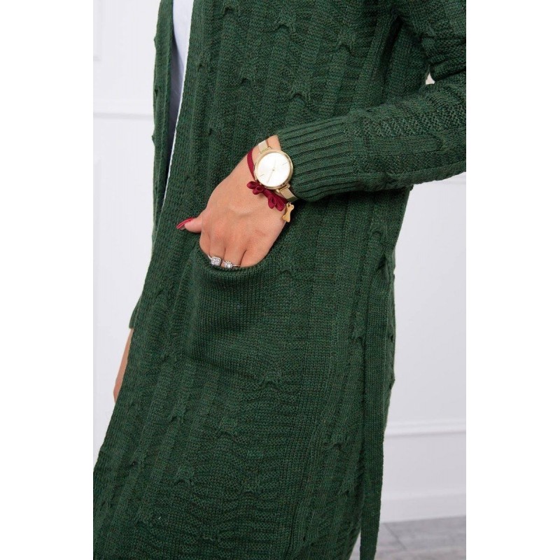 Kardigán pre dámy SN-7003 - zelený