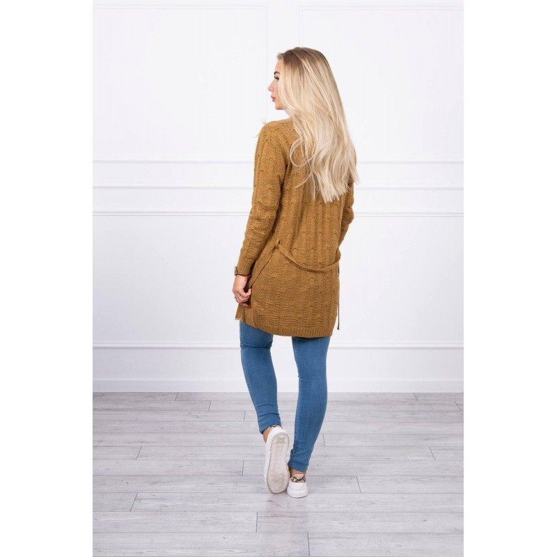 Kardigán pre dámy SN-7003 - kamelový