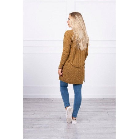 Kardigán pre dámy SN-7003 - kamelový