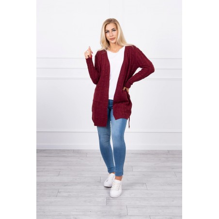 Kardigán pre dámy SN-7003 - bordový
