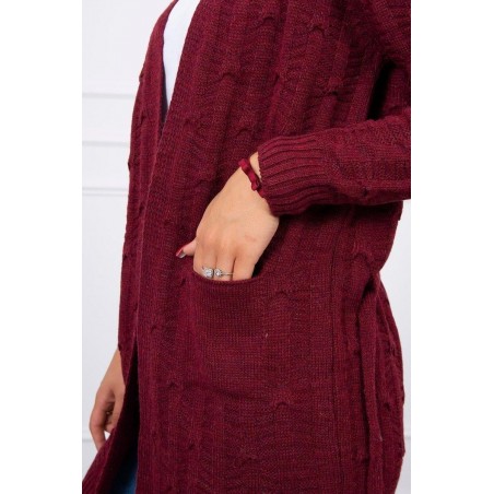 Kardigán pre dámy SN-7003 - bordový