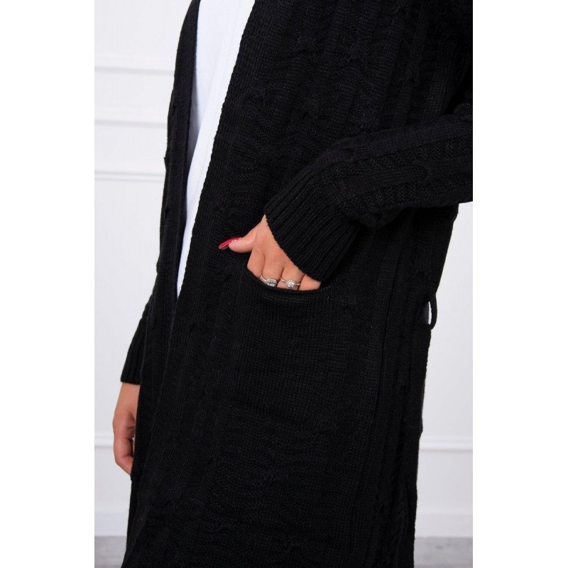 Kardigán pre dámy SN-7003 - čierny