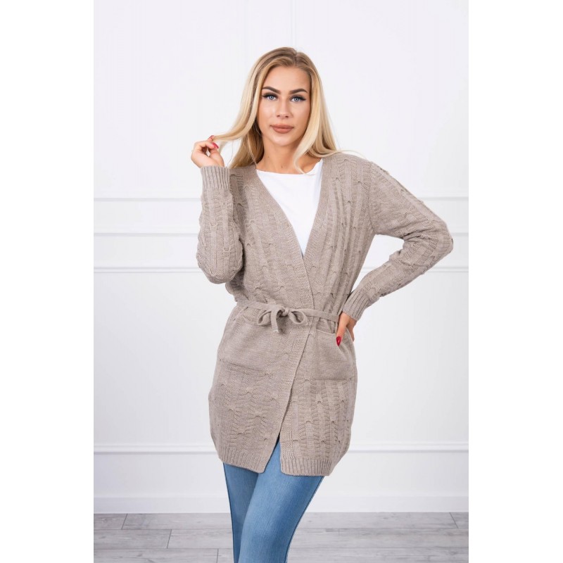 Kardigán pre dámy SN-7003 - béžový