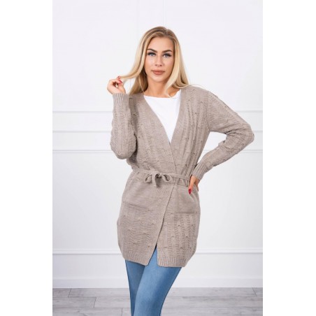 Kardigán pre dámy SN-7003 - béžový