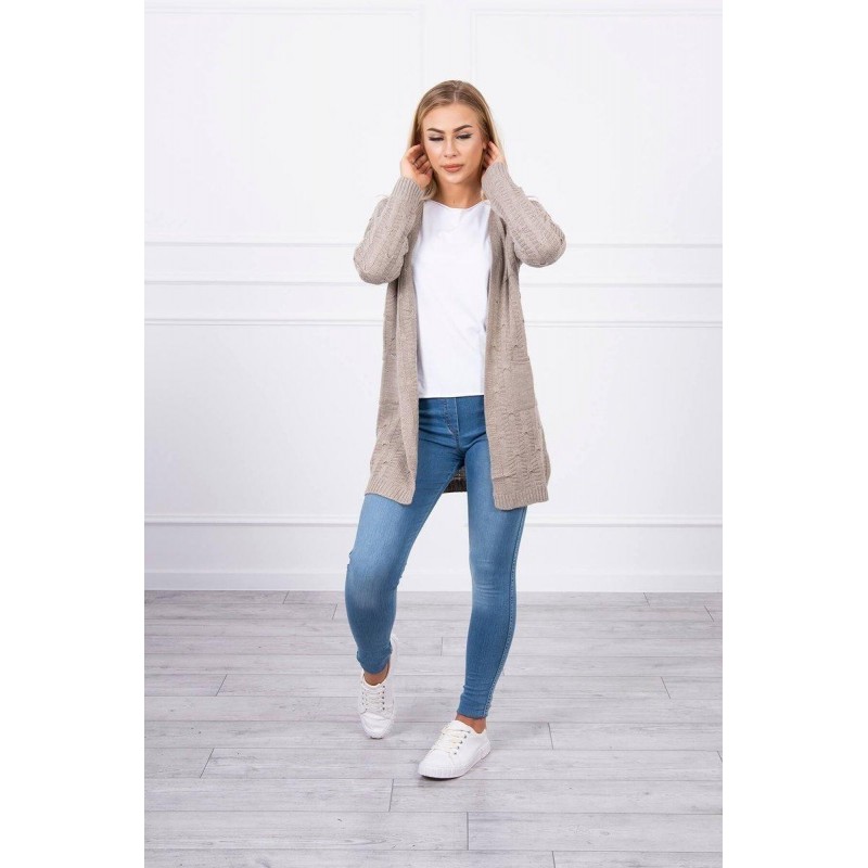Kardigán pre dámy SN-7003 - béžový