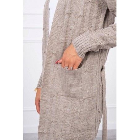 Kardigán pre dámy SN-7003 - béžový
