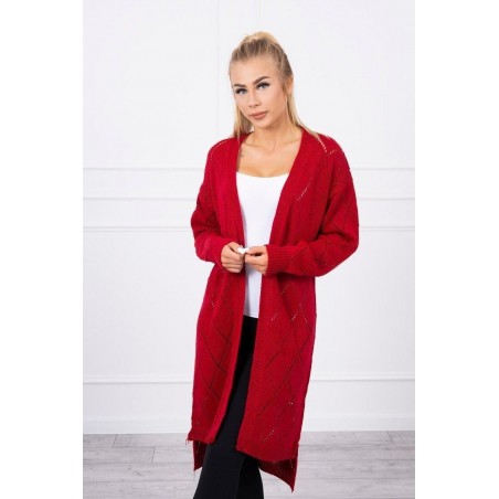 Kardigán pre dámy 2020-4 - červený