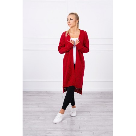Kardigán pre dámy 2020-4 - červený