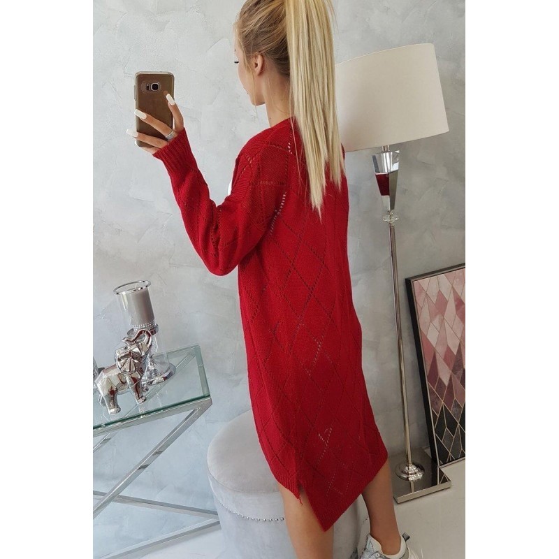 Kardigán pre dámy 2020-4 - červený