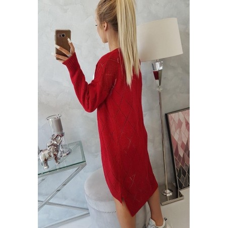 Kardigán pre dámy 2020-4 - červený