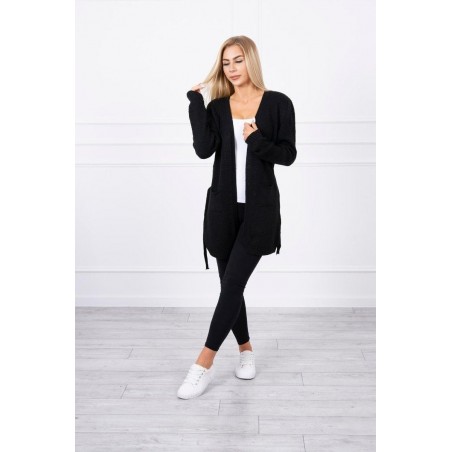 Dámsky čierny kardigán SN-7002