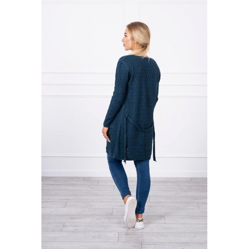 Modrý dámsky kardigán SN-7026