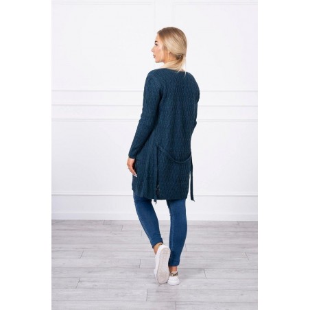 Modrý dámsky kardigán SN-7026