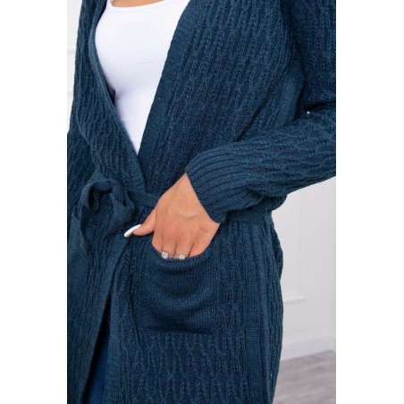 Modrý dámsky kardigán SN-7026