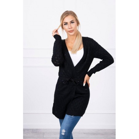 Kardigán pre dámy SN-7008 - čierny